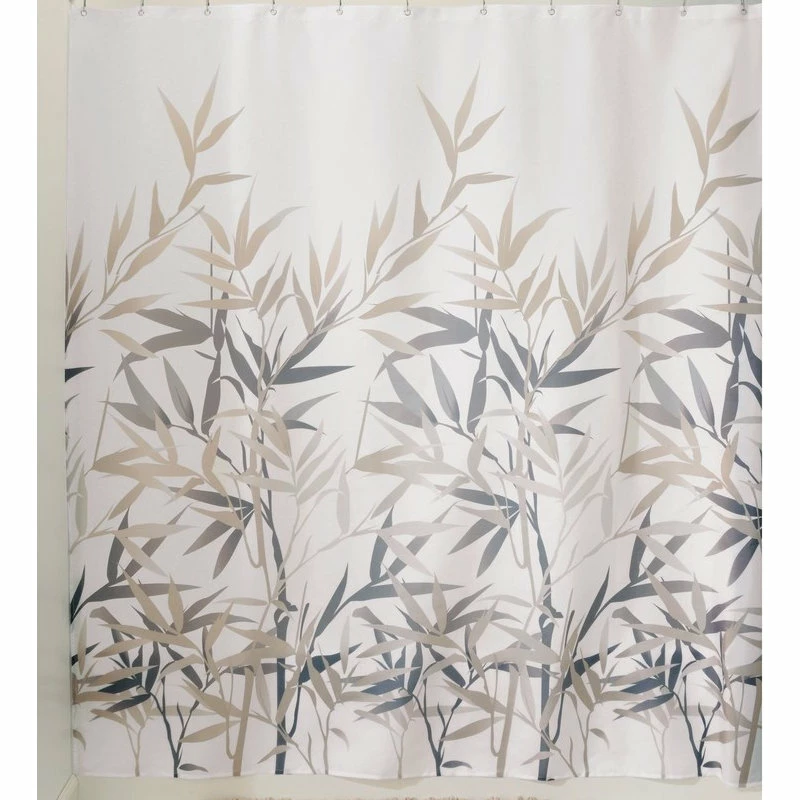 Coupon ๐ IDesign Anzu Fabric Shower Curtain, 72"x72", Black And Tan ๐ฅฐ - Image 2