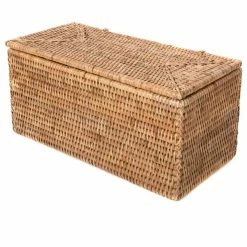 Brand new 🛒 Artifacts Trading Company Artifacts Rattan Double Tissue Box, Honey Brown 🎁