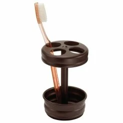 Promo 😀 IDesign Olivia Toothbrush Holder, Bronze ✨