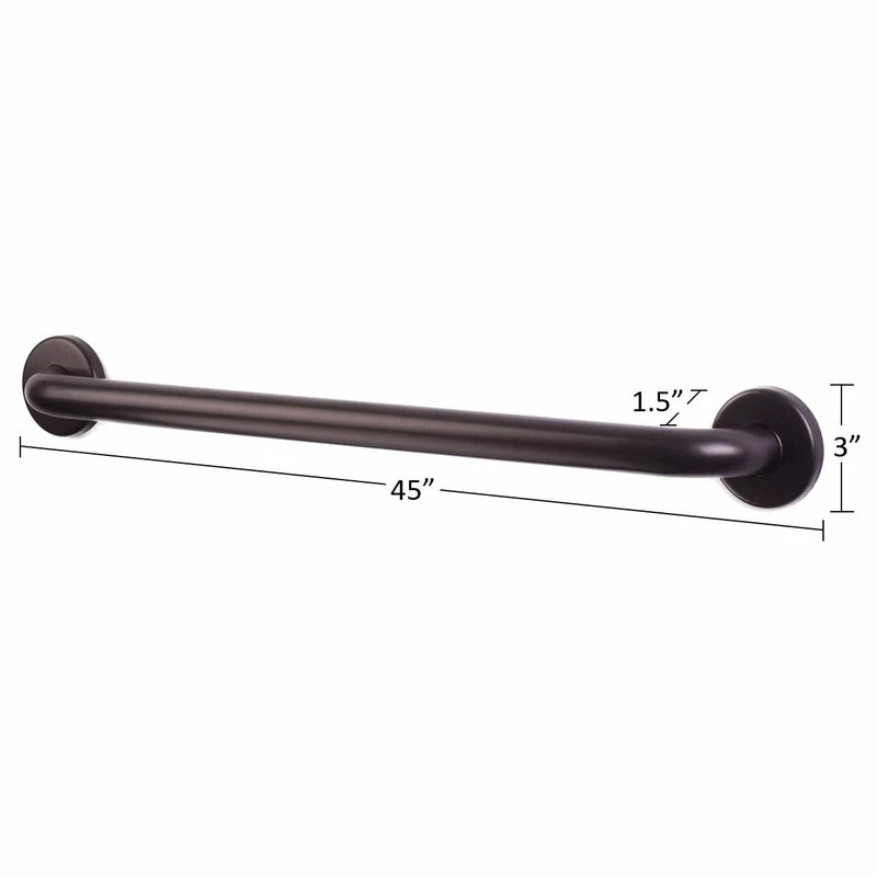 Outlet 🥰 CSI Bathware 42 Inch Straight Safety Grab Bar, Oil Rubbed Bronze, 1.25" Diameter 🌟 - Image 2