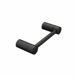 New 👍 Moen YB0408 Align Wall Mounted Paper Holder - Matte Black ✨