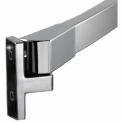 Budget 🌟 Preferred Bath Accessories 60" Fixed Straight Shower Curtain Rod, Bright Polished ✨