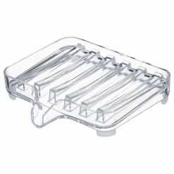 Deals ๐ Yamazaki Home Self-Draining Soap Tray, Acrylic, Clear ๐
