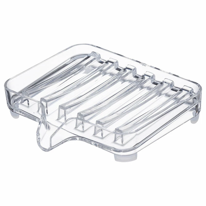 Deals ๐ Yamazaki Home Self-Draining Soap Tray, Acrylic, Clear ๐