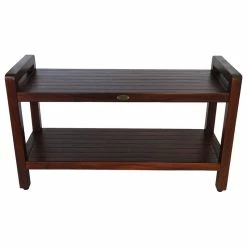 Top 10 😍 DecoTeak Classic Teak Shower Bench With LiftAid Arms, 35"x18" 👍