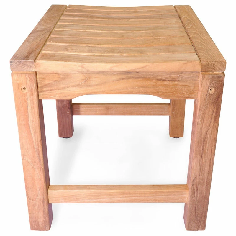 Promo ✨ Goldenteak Teak Shower Stool Rosemont, 19.5" ❤️ - Image 3