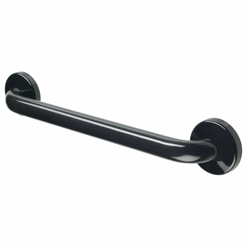 Budget โญ Ponte Giulio USA, Corp. ๐งฅ Coated Grab Bar With Safety Grip, ADA - 1 1/4" Dia, Black, 18" ๐