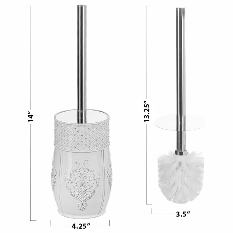 Wholesale 🔔 Creative Scents Vintage White Toilet Brush And Holder 🎉 - Image 3