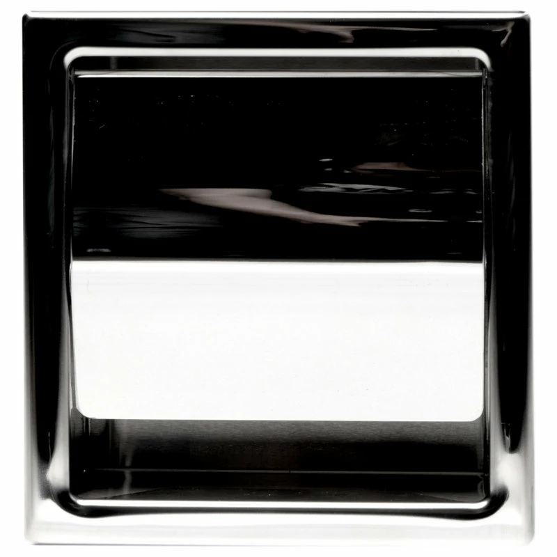 Wholesale 🎉 Alfi Trade Polished Stainless Steel Recessed Toilet Paper Holder With Cover 👏 - Image 5