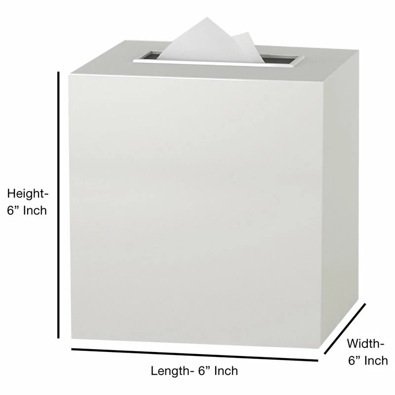 Discount ๐ TATARA Nu Steel Elegant Boutique Tissue Box Cover ๐ - Image 3