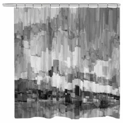 Deals ⭐ Laural Home Grey Glacier Shower Curtain 👏