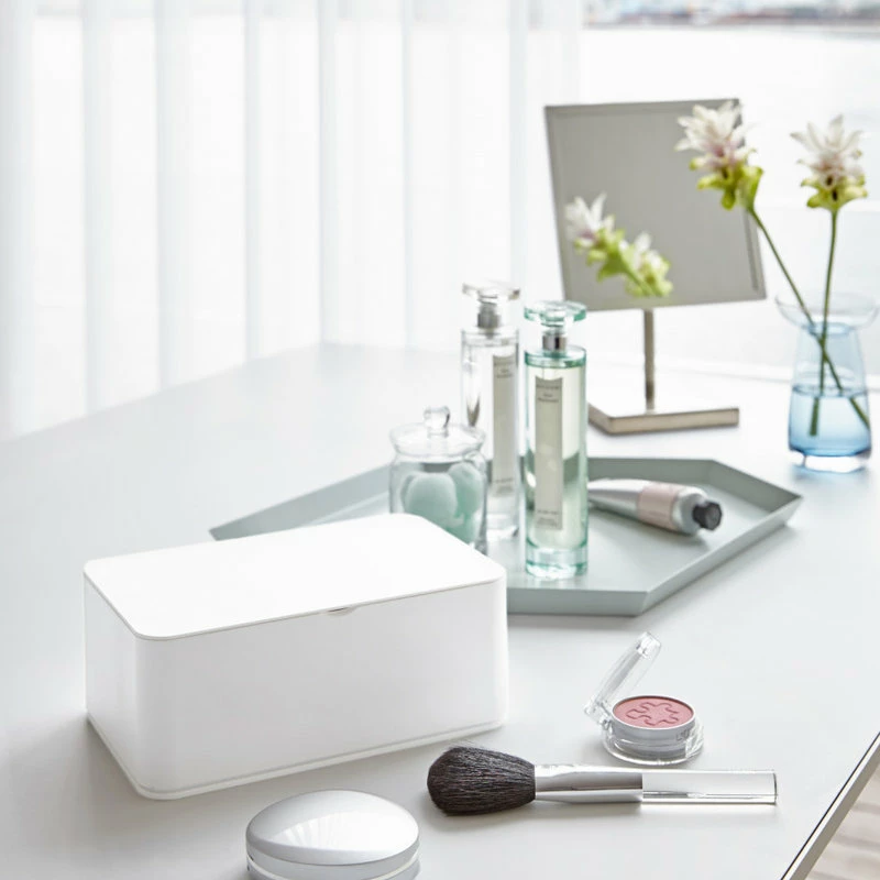 Deals ๐ Yamazaki Home Wet Wipes Case, Plastic, Lid, White โค๏ธ - Image 3