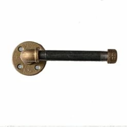 Deals 🥰 Urban Farmhouse Group Nemo II - Brass Fittings And Steel Plumbing Pipe Toilet Paper Holder 😀