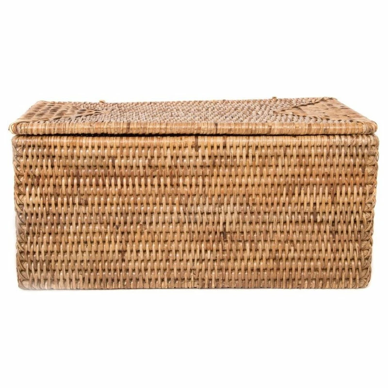 Brand new ๐ Artifacts Trading Company Artifacts Rattan Double Tissue Box, Honey Brown ๐ - Image 4