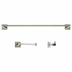 Top 10 😍 Italia Capri Series Brushed Nickel 3 Piece Bathroom Accessory Set 🛒
