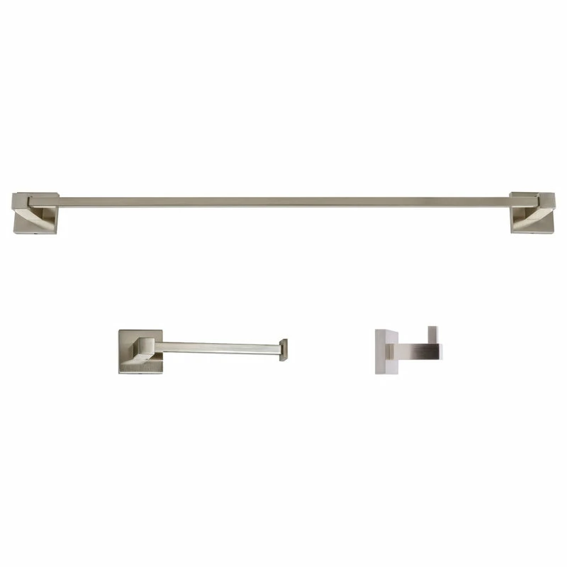 Top 10 ๐ Italia Capri Series Brushed Nickel 3 Piece Bathroom Accessory Set ๐