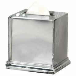 Brand new ๐ TATARA Nu Steel Timeless Boutique Tissue Box Cover ๐
