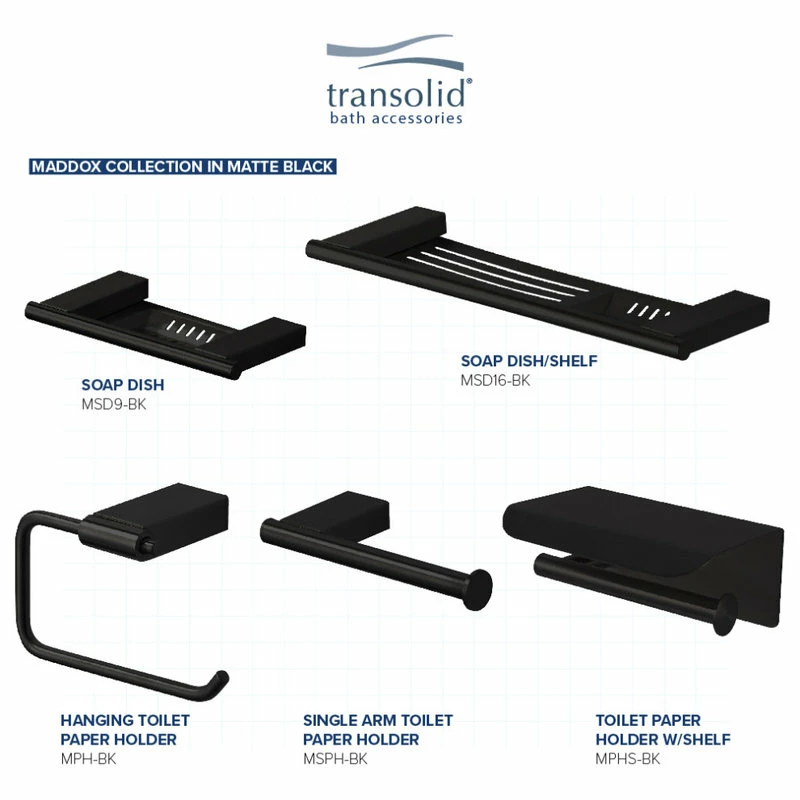 Buy โค๏ธ Transolid Maddox 32" Grab Bar, Black ๐ฅฐ - Image 7