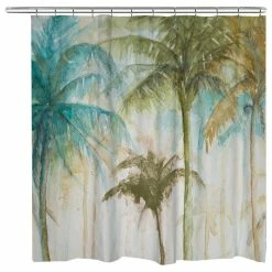 Cheapest 🔔 Laural Home Watercolor Palms Shower Curtain 👍