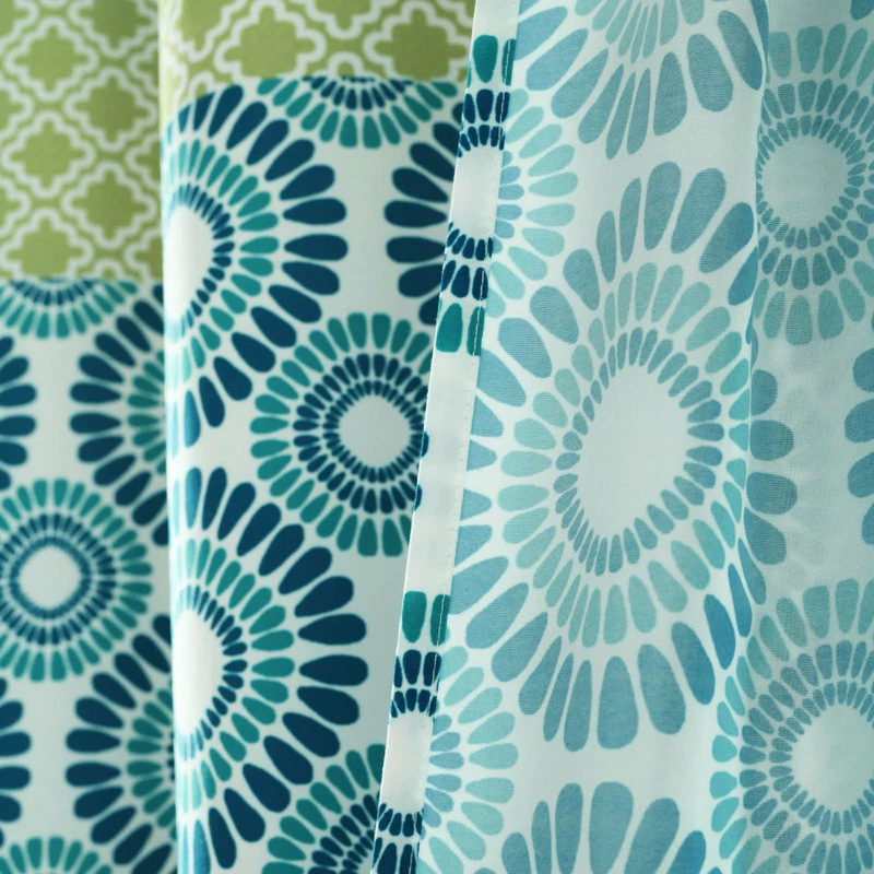 Wholesale ๐ Lush Decor Bohemian Stripe 72x72 Shower Curtain, Blue/Green ๐ - Image 7