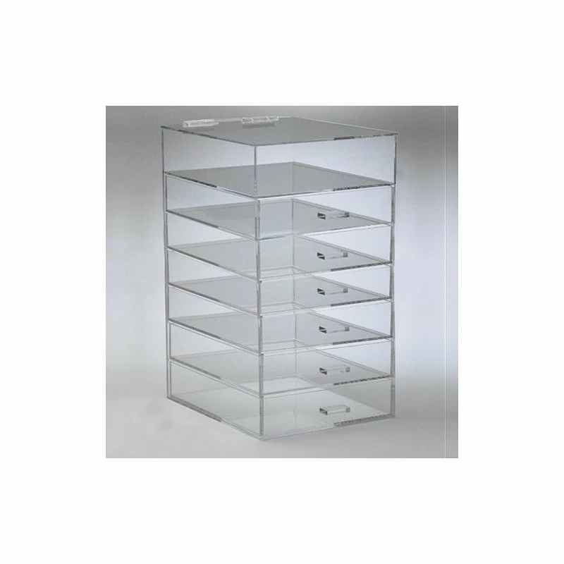 Best Pirce ✔️ Vandue Corporation OnDisplay 7 Tier Acrylic Cosmetic/Makeup Organizer - Multi-Tiered Clear Drawer ✨ - Image 4