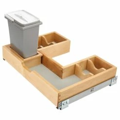 Promo 😉 Rev-A-Shelf Wood Vanity Sink Cabinet Pull Out Organizer, Bottom Of Cabinet 🛒