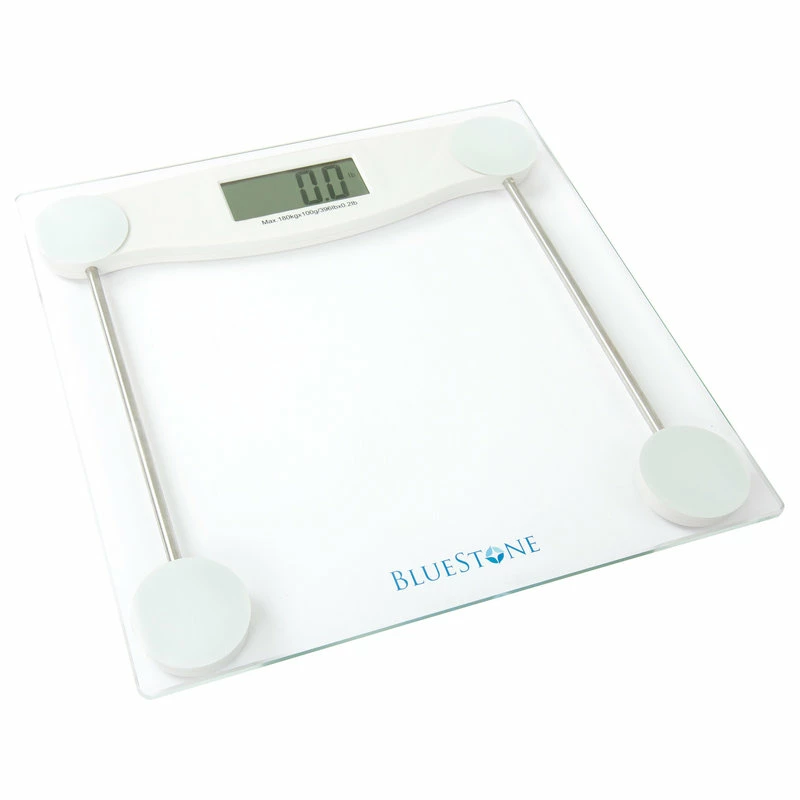 Best Pirce 😀 Bluestone Digital Glass Bathroom Scale With LCD Display 😀