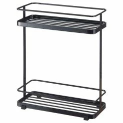 Coupon 🥰 Yamazaki Home Shower Caddy, Steel, Short, Holds 13.2 Lbs, Black, Short 💯