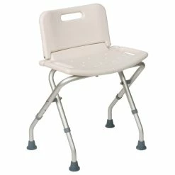 Best reviews of โญ JOBAR Folding Bath Seat - Collapsible Adjustable Shower Chair Supports Up To ๐