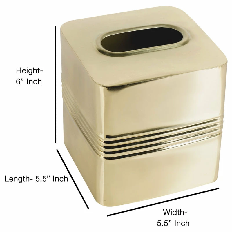 Best deal ๐ TATARA Nu Steel Jewel Boutique Tissue Box Cover ๐ - Image 2