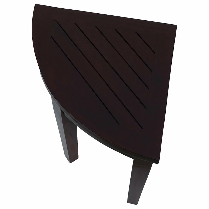 Deals โญ DecoTeak Oasis Teak Corner Shower Stool, Corner Shelf ๐ - Image 2