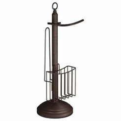 New 💯 TATARA Nu Steel Toilet Tissue Holder With Storage, Oil Rubbed Bronze ✔️