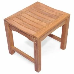 Promo ✨ Goldenteak Teak Shower Stool Rosemont, 19.5" ❤️