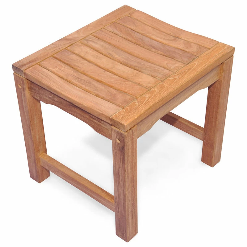 Promo ✨ Goldenteak Teak Shower Stool Rosemont, 19.5" ❤️