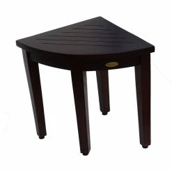 Deals โญ DecoTeak Oasis Teak Corner Shower Stool, Corner Shelf ๐