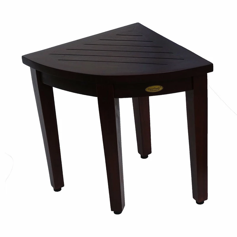 Deals โญ DecoTeak Oasis Teak Corner Shower Stool, Corner Shelf ๐