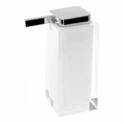 Best Sale ๐ Nameeks Square Countertop Soap Dispenser, White โ
