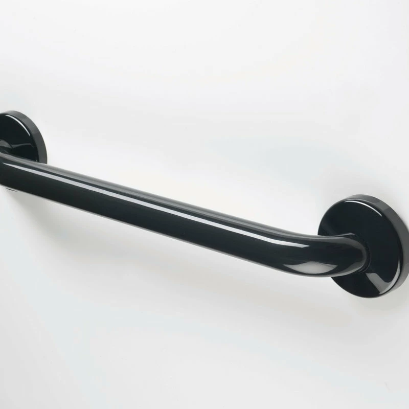 Budget โญ Ponte Giulio USA, Corp. ๐งฅ Coated Grab Bar With Safety Grip, ADA - 1 1/4" Dia, Black, 18" ๐ - Image 2