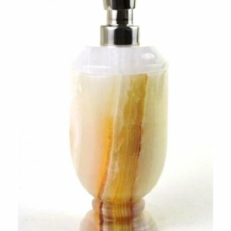 New ๐งจ Nature Home Decor Lotion Dispenser, White Onyx ๐ - Image 2