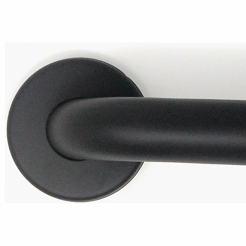 Deals 🌟 CSI Bathware 16" X 16" Left Hand L-Shaped Vertical Angle Grab Bar, Matte Black 🎉 - Image 2