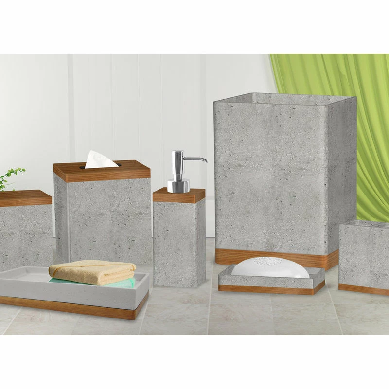 Cheap ๐งจ TATARA Nu Steel Concrete 7Pc Set Bath Collection-Stone Grey ๐ - Image 2