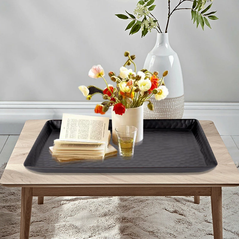 Best Sale 🎉 TATARA Nu Steel 🔨 Hammered Vanity Tray, Oil Rubbed Bronze ✨ - Image 4