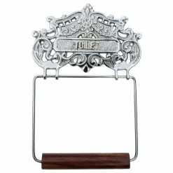 Buy 🎁 Renovators Supply Manufacturing Antique Toilet Paper Holder Chrome Princess Crown Tissue | 🤩