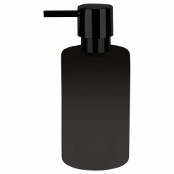 Discount 🎁 Countertop Soap And Lotion Dispenser Spirella Tube Matte Black Porcelain 🔔