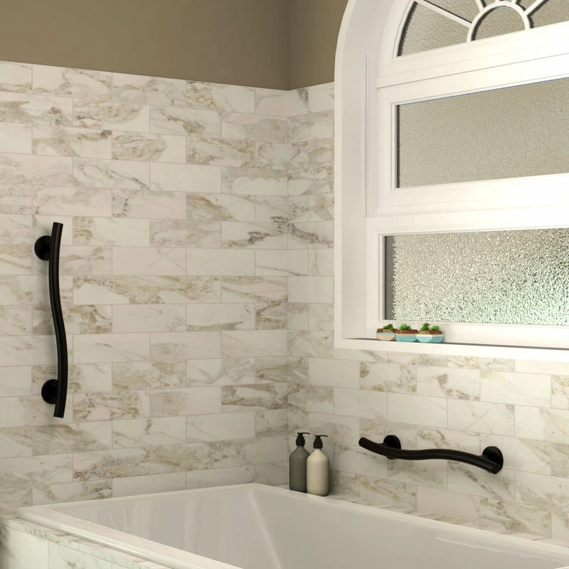 Flash Sale ๐ Keeney Holdings LLC Keeney Wave Designer Grab Bar In Oil Rubbed Bronze, 24 In. โ - Image 4