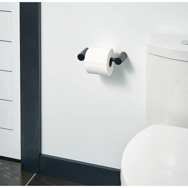 Best deal โ๏ธ Moen Align Matte Black Pivoting Paper Holder YB0408BL ๐ - Image 2