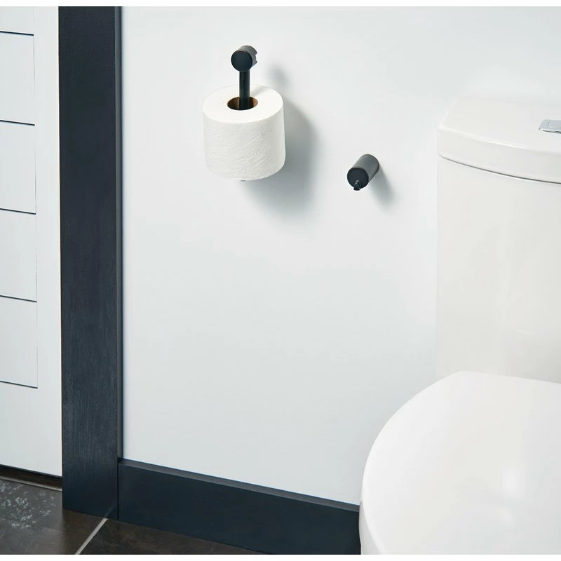 Best deal โ๏ธ Moen Align Matte Black Pivoting Paper Holder YB0408BL ๐ - Image 3