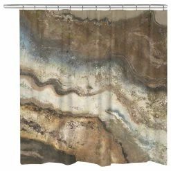 Hot Sale ๐ Laural Home Lava Flow Shower Curtain ๐