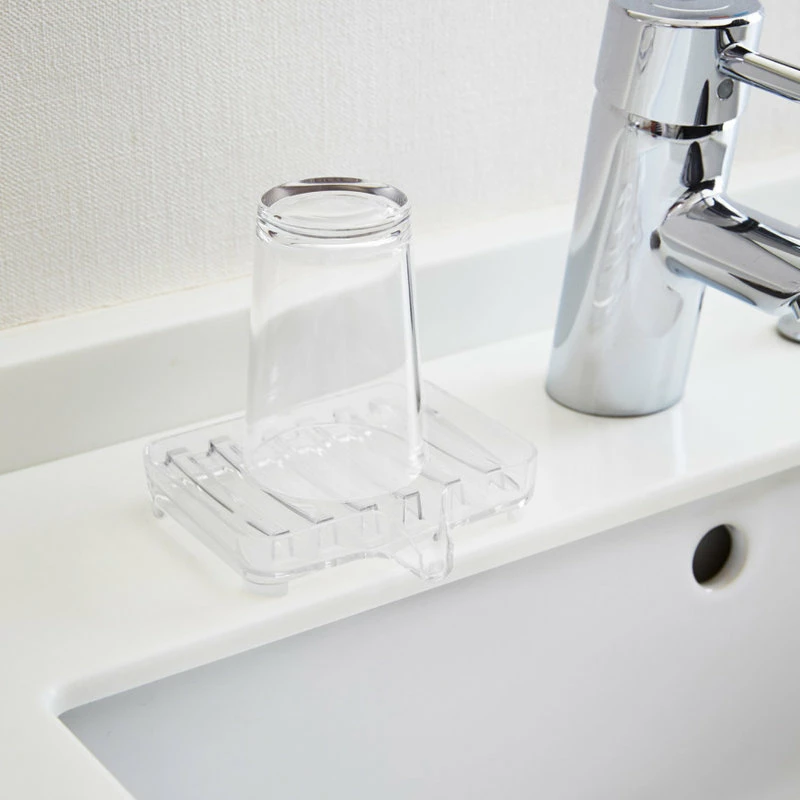 Deals ๐ Yamazaki Home Self-Draining Soap Tray, Acrylic, Clear ๐ - Image 3