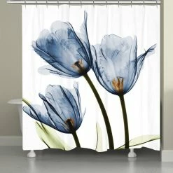 Hot Sale โ๏ธ Laural Home Tulip Shower Curtain ๐